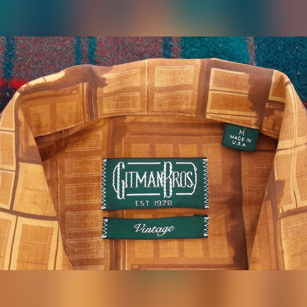 Gitman Bros Camp Shirt M